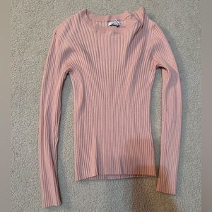 pink long sleeve shirt
